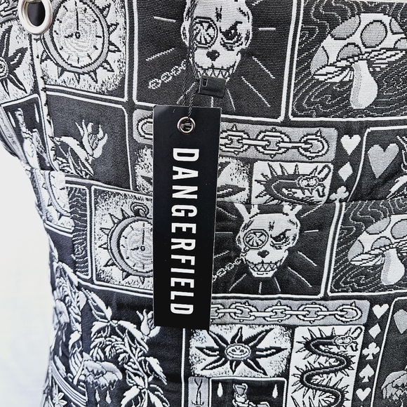 NWT Modcloth Dangerfield Meet My Dark Side Midi Dress size 16 - Picture 12 of 13